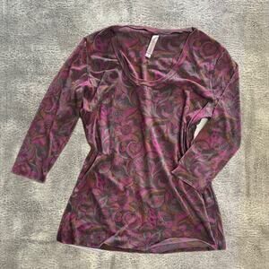 Y2k Lucy & Fiona Floral Paisley Quarter Sleeve